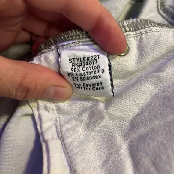 CAbi Palm Leaf Printed Ankle Cropped Jeans Women’s Size 6 Tropical Denim Pants - Picture 4 of 10